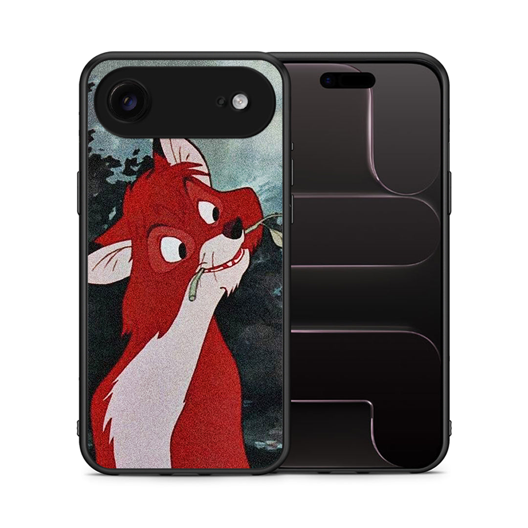 Θήκη iPhone 17 Air Tod And Vixey Love 1 από τη Smartfits με σχέδιο στο πίσω μέρος και μαύρο περίβλημα | iPhone 17 Air Tod And Vixey Love 1 case with colorful back and black bezels