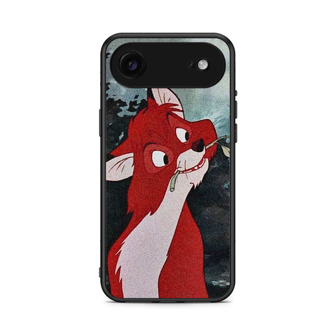 iPhone 17 Air Tod And Vixey Love 1 θήκη από τη Smartfits με σχέδιο στο πίσω μέρος και μαύρο περίβλημα | Smartphone case with colorful back and black bezels by Smartfits