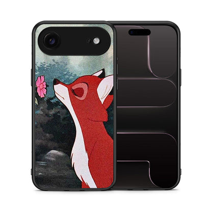 Θήκη iPhone 17 Air Tod And Vixey Love 2 από τη Smartfits με σχέδιο στο πίσω μέρος και μαύρο περίβλημα | iPhone 17 Air Tod And Vixey Love 2 case with colorful back and black bezels