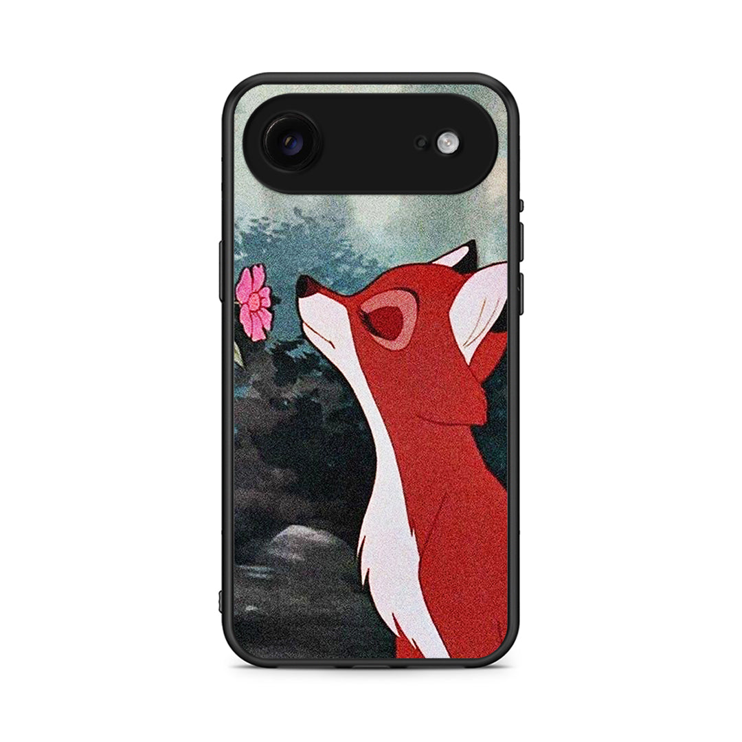 iPhone 17 Air Tod And Vixey Love 2 θήκη από τη Smartfits με σχέδιο στο πίσω μέρος και μαύρο περίβλημα | Smartphone case with colorful back and black bezels by Smartfits