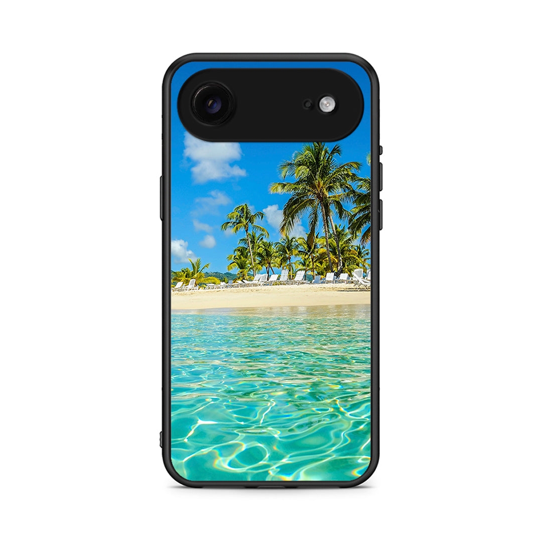 iPhone 17 Air Tropical Vibes Θήκη από τη Smartfits με σχέδιο στο πίσω μέρος και μαύρο περίβλημα | Smartphone case with colorful back and black bezels by Smartfits