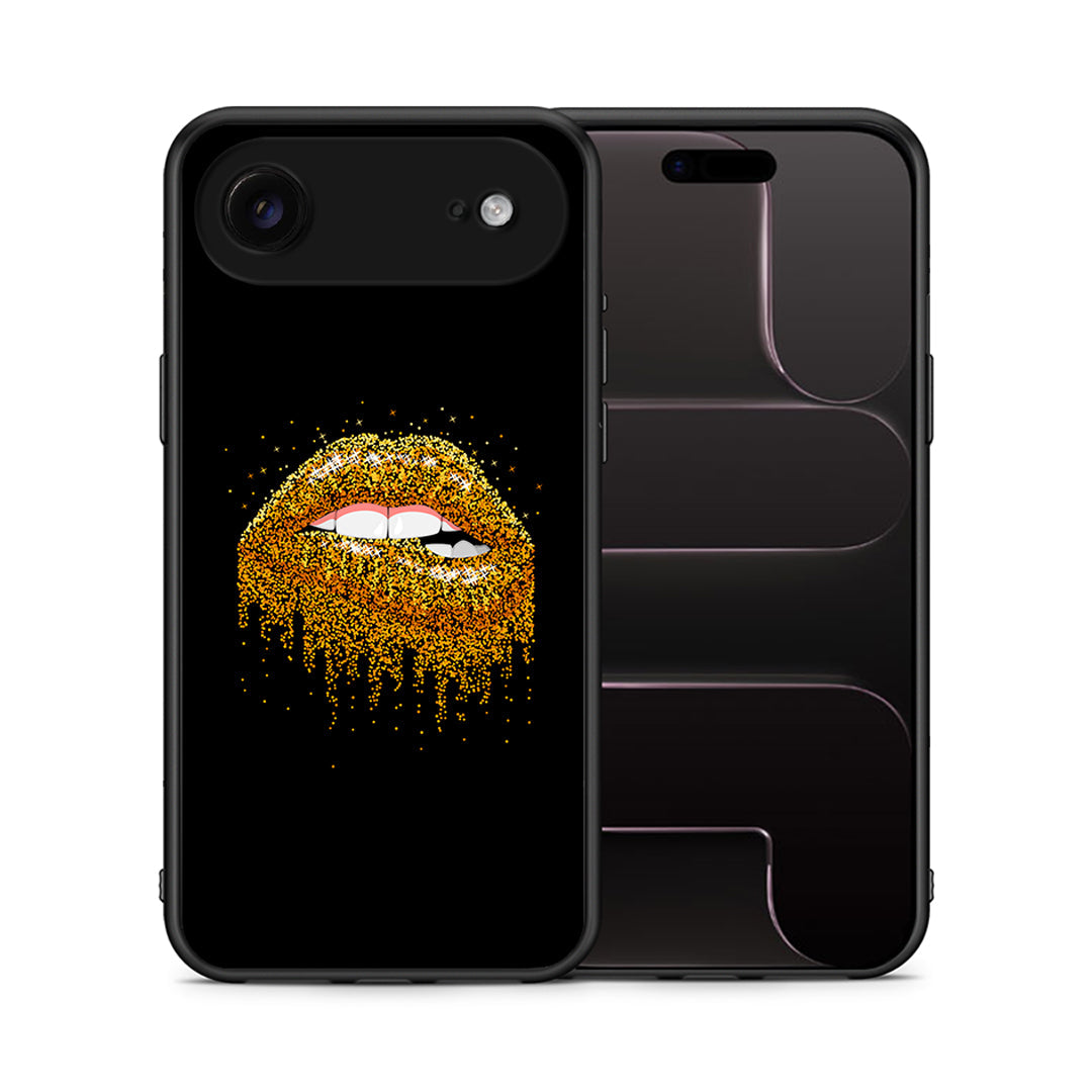 Θήκη iPhone 17 Air Golden Valentine από τη Smartfits με σχέδιο στο πίσω μέρος και μαύρο περίβλημα | iPhone 17 Air Golden Valentine case with colorful back and black bezels