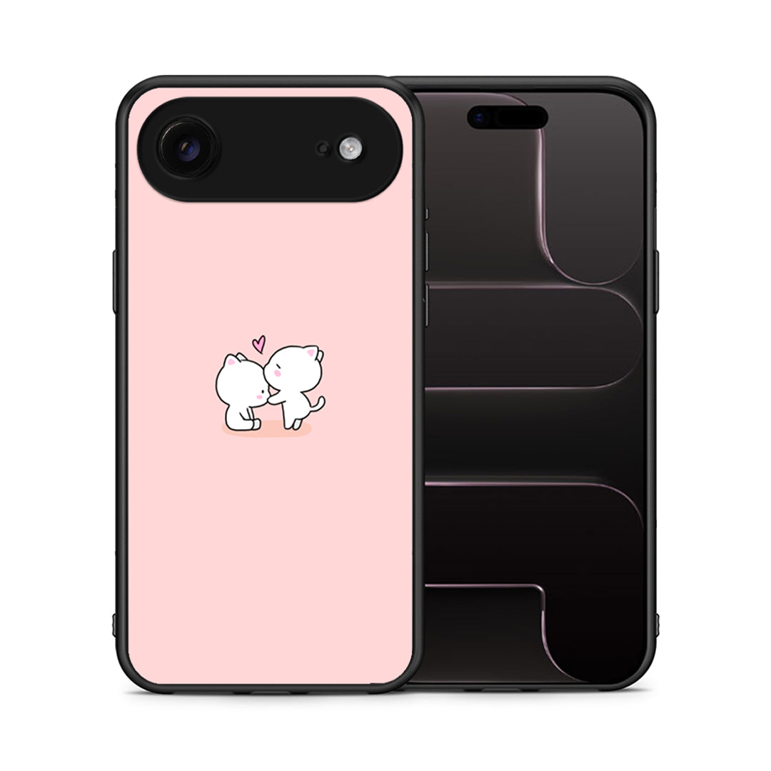 Θήκη iPhone 17 Air Love Valentine από τη Smartfits με σχέδιο στο πίσω μέρος και μαύρο περίβλημα | iPhone 17 Air Love Valentine case with colorful back and black bezels