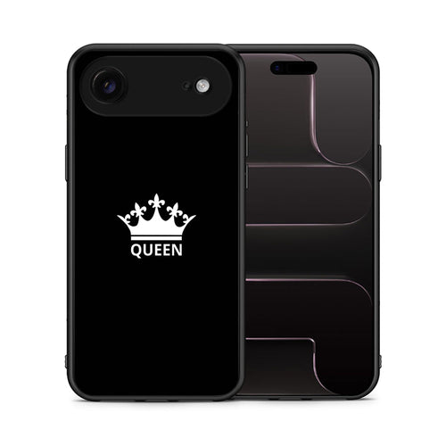 Θήκη iPhone 17 Air Queen Valentine από τη Smartfits με σχέδιο στο πίσω μέρος και μαύρο περίβλημα | iPhone 17 Air Queen Valentine case with colorful back and black bezels