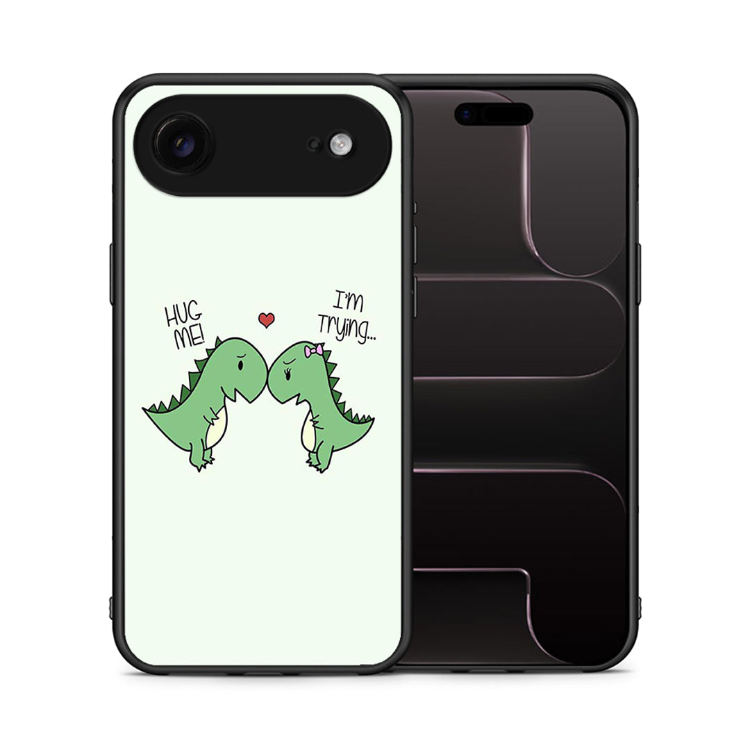 Θήκη iPhone 17 Air Rex Valentine από τη Smartfits με σχέδιο στο πίσω μέρος και μαύρο περίβλημα | iPhone 17 Air Rex Valentine case with colorful back and black bezels