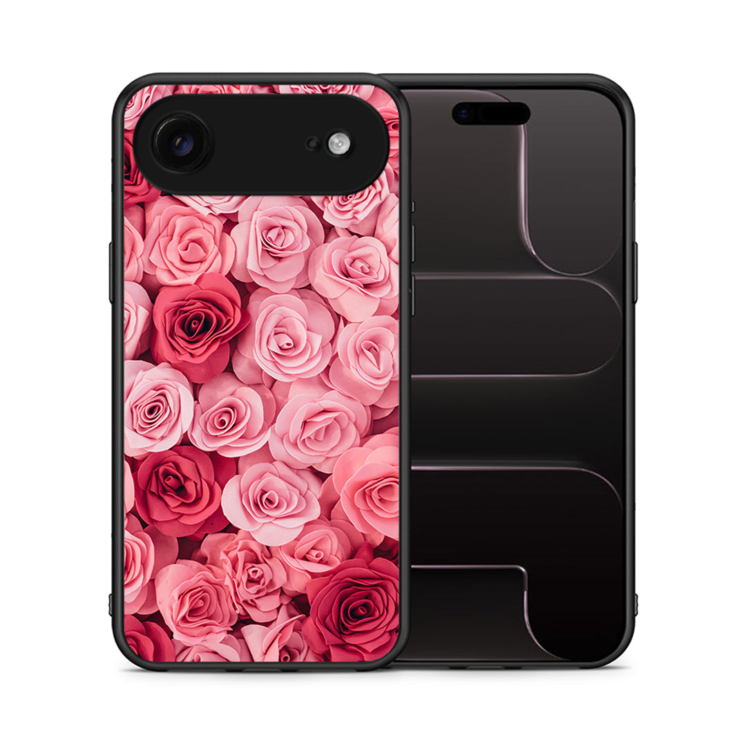 Θήκη iPhone 17 Air RoseGarden Valentine από τη Smartfits με σχέδιο στο πίσω μέρος και μαύρο περίβλημα | iPhone 17 Air RoseGarden Valentine case with colorful back and black bezels