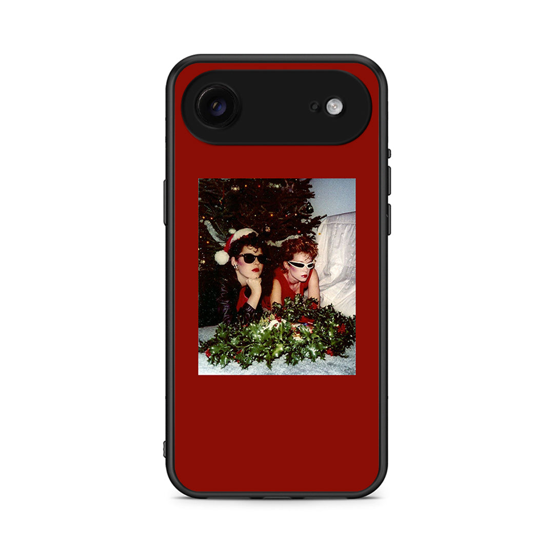 iPhone 17 Air Waiting For Xmas θήκη από τη Smartfits με σχέδιο στο πίσω μέρος και μαύρο περίβλημα | Smartphone case with colorful back and black bezels by Smartfits
