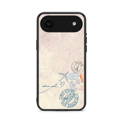 iPhone 17 Air Where Next Θήκη από τη Smartfits με σχέδιο στο πίσω μέρος και μαύρο περίβλημα | Smartphone case with colorful back and black bezels by Smartfits