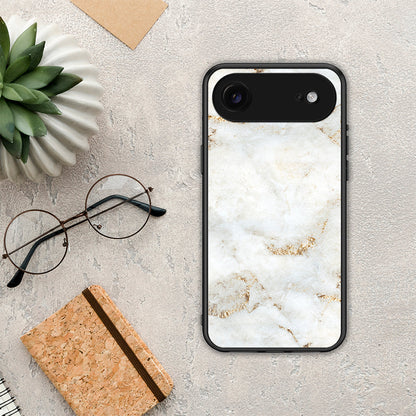 White Gold Marble - iPhone 17 Air θήκη