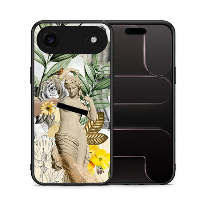 Θήκη iPhone 17 Air Woman Statue από τη Smartfits με σχέδιο στο πίσω μέρος και μαύρο περίβλημα | iPhone 17 Air Woman Statue case with colorful back and black bezels