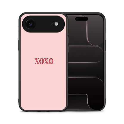 Θήκη iPhone 17 Air XOXO Love από τη Smartfits με σχέδιο στο πίσω μέρος και μαύρο περίβλημα | iPhone 17 Air XOXO Love case with colorful back and black bezels