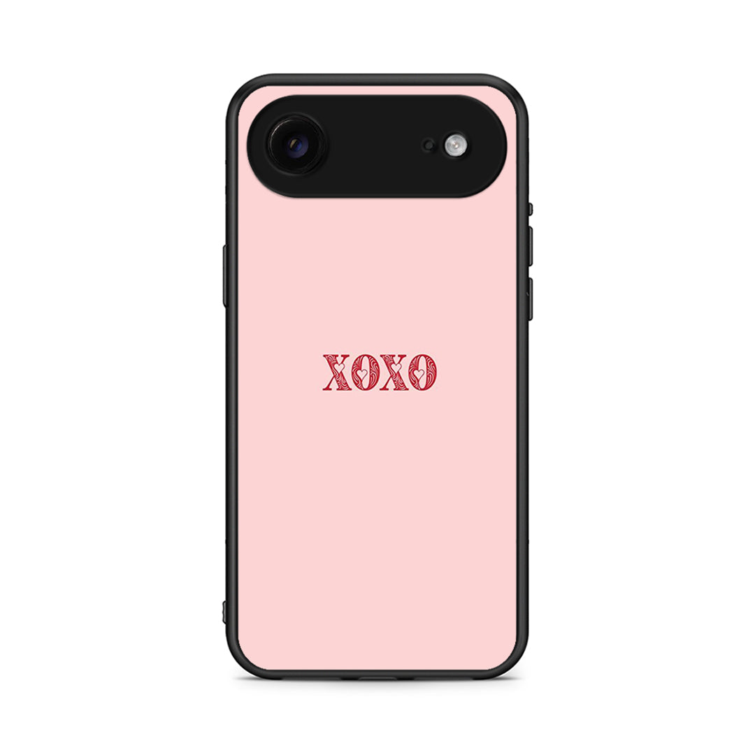 iPhone 17 Air XOXO Love θήκη από τη Smartfits με σχέδιο στο πίσω μέρος και μαύρο περίβλημα | Smartphone case with colorful back and black bezels by Smartfits
