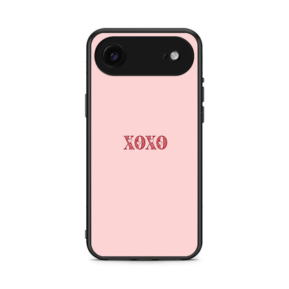 iPhone 17 Air XOXO Love θήκη από τη Smartfits με σχέδιο στο πίσω μέρος και μαύρο περίβλημα | Smartphone case with colorful back and black bezels by Smartfits