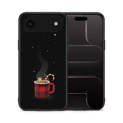 Θήκη iPhone 17 Air Xmas Bathing από τη Smartfits με σχέδιο στο πίσω μέρος και μαύρο περίβλημα | iPhone 17 Air Xmas Bathing case with colorful back and black bezels