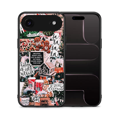 Θήκη iPhone 17 Air Xmas Habbits από τη Smartfits με σχέδιο στο πίσω μέρος και μαύρο περίβλημα | iPhone 17 Air Xmas Habbits case with colorful back and black bezels