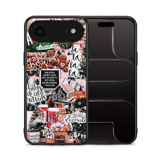 Θήκη iPhone 17 Air Xmas Habbits από τη Smartfits με σχέδιο στο πίσω μέρος και μαύρο περίβλημα | iPhone 17 Air Xmas Habbits case with colorful back and black bezels