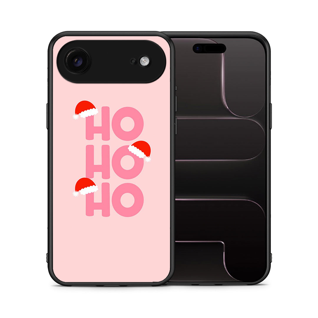 Θήκη iPhone 17 Air Xmas Ho Ho Ho από τη Smartfits με σχέδιο στο πίσω μέρος και μαύρο περίβλημα | iPhone 17 Air Xmas Ho Ho Ho case with colorful back and black bezels