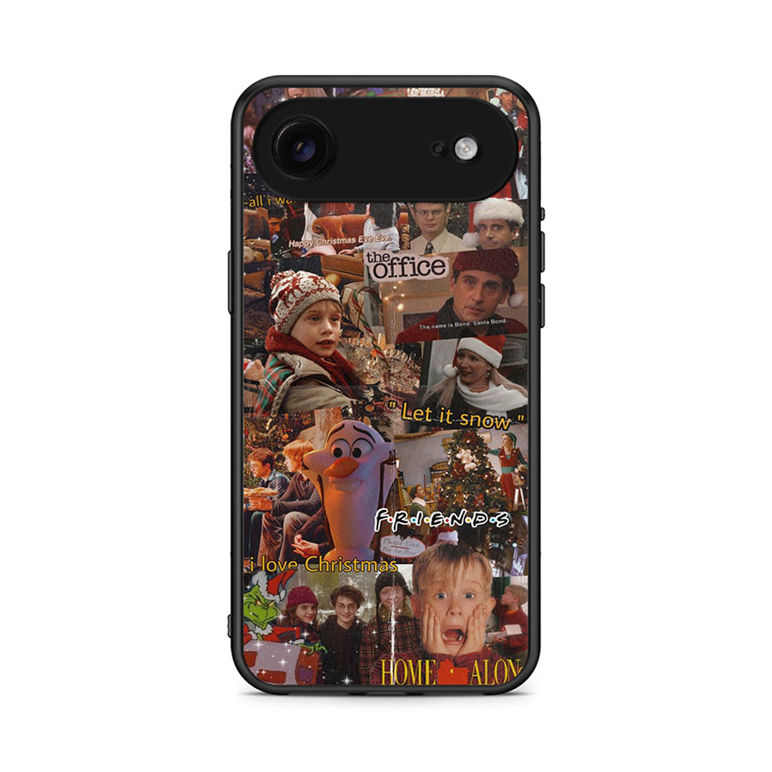 iPhone 17 Air Xmas Wishes θήκη από τη Smartfits με σχέδιο στο πίσω μέρος και μαύρο περίβλημα | Smartphone case with colorful back and black bezels by Smartfits
