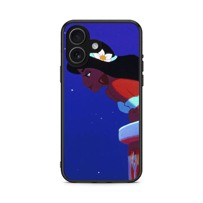 iPhone 17 Alladin And Jasmine Love 2 θήκη από τη Smartfits με σχέδιο στο πίσω μέρος και μαύρο περίβλημα | Smartphone case with colorful back and black bezels by Smartfits
