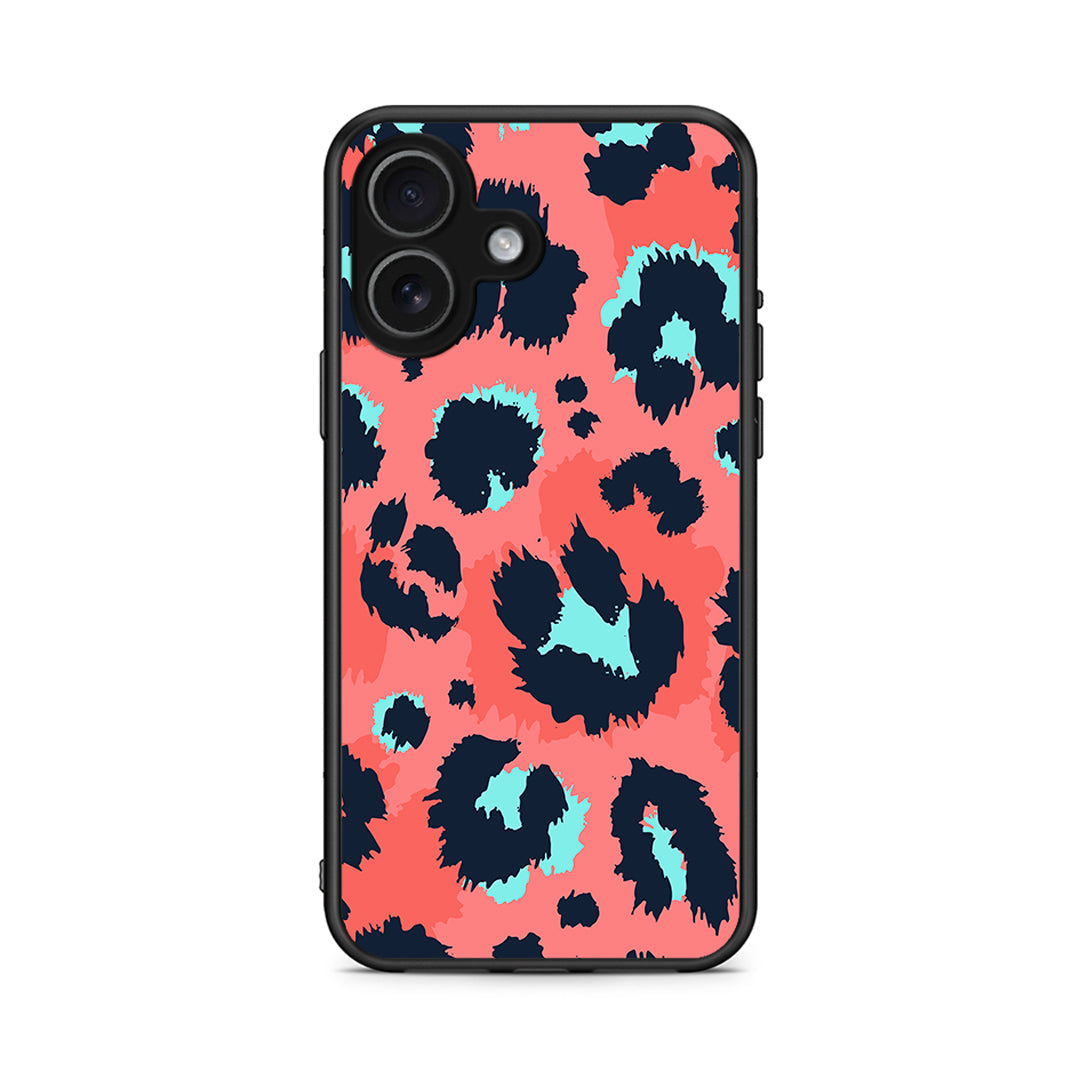 22 - iPhone 17 Pink Leopard Animal case, cover, bumper
