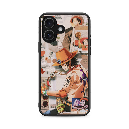 iPhone 17 Anime Collage θήκη από τη Smartfits με σχέδιο στο πίσω μέρος και μαύρο περίβλημα | Smartphone case with colorful back and black bezels by Smartfits