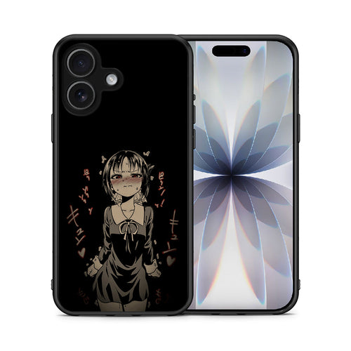 Θήκη iPhone 17 Anime Girl από τη Smartfits με σχέδιο στο πίσω μέρος και μαύρο περίβλημα | iPhone 17 Anime Girl case with colorful back and black bezels