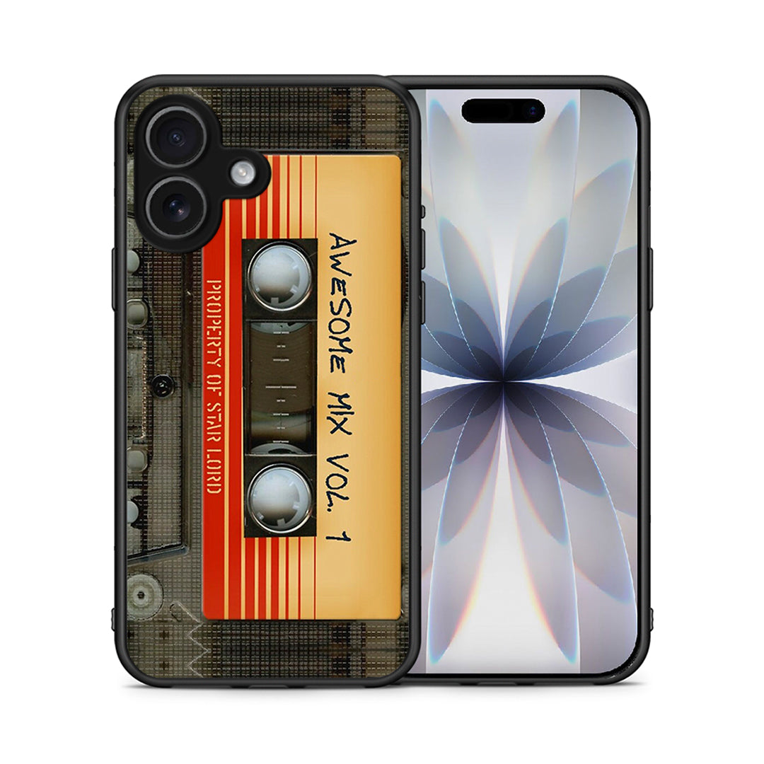 Θήκη iPhone 17 Awesome Mix από τη Smartfits με σχέδιο στο πίσω μέρος και μαύρο περίβλημα | iPhone 17 Awesome Mix case with colorful back and black bezels