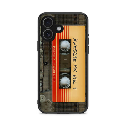iPhone 17 Awesome Mix θήκη από τη Smartfits με σχέδιο στο πίσω μέρος και μαύρο περίβλημα | Smartphone case with colorful back and black bezels by Smartfits
