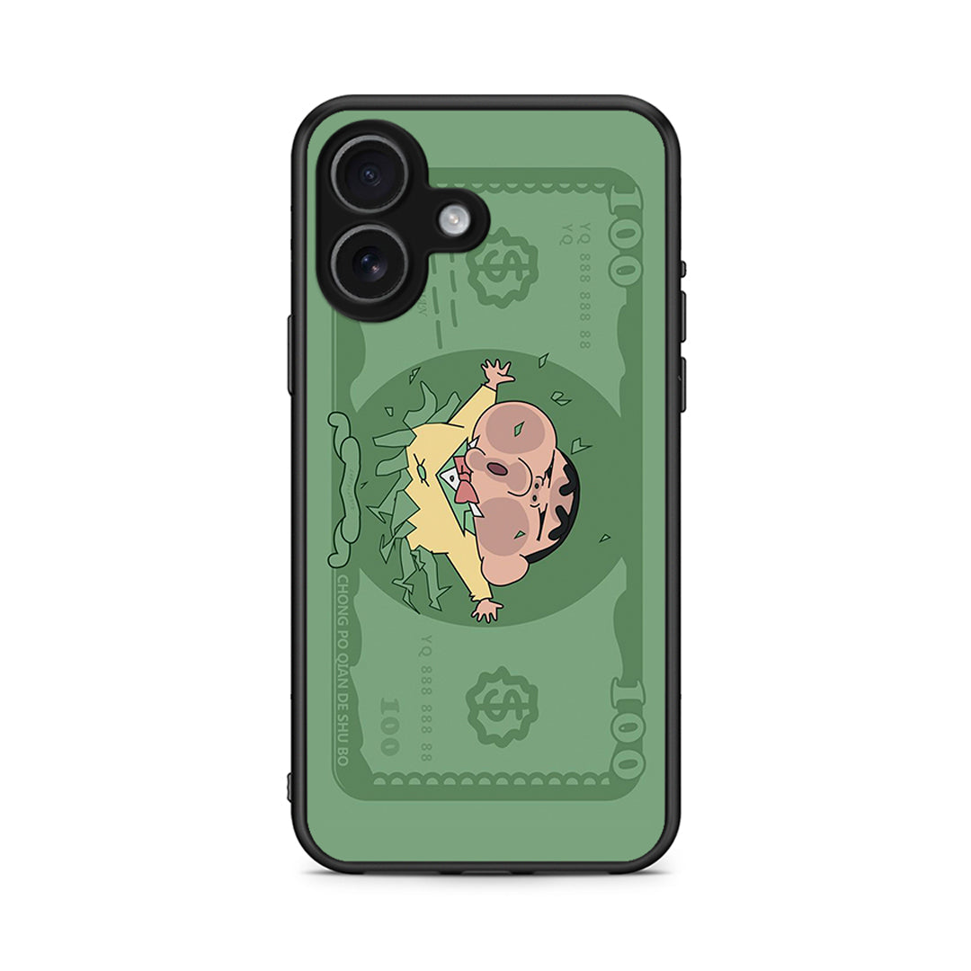 iPhone 17 Big Money Θήκη Αγίου Βαλεντίνου από τη Smartfits με σχέδιο στο πίσω μέρος και μαύρο περίβλημα | Smartphone case with colorful back and black bezels by Smartfits