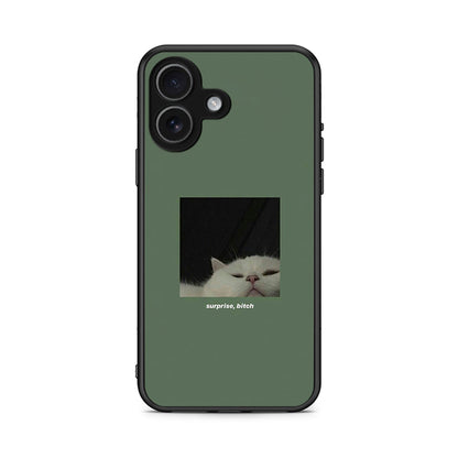 iPhone 17 Bitch Surprise θήκη από τη Smartfits με σχέδιο στο πίσω μέρος και μαύρο περίβλημα | Smartphone case with colorful back and black bezels by Smartfits