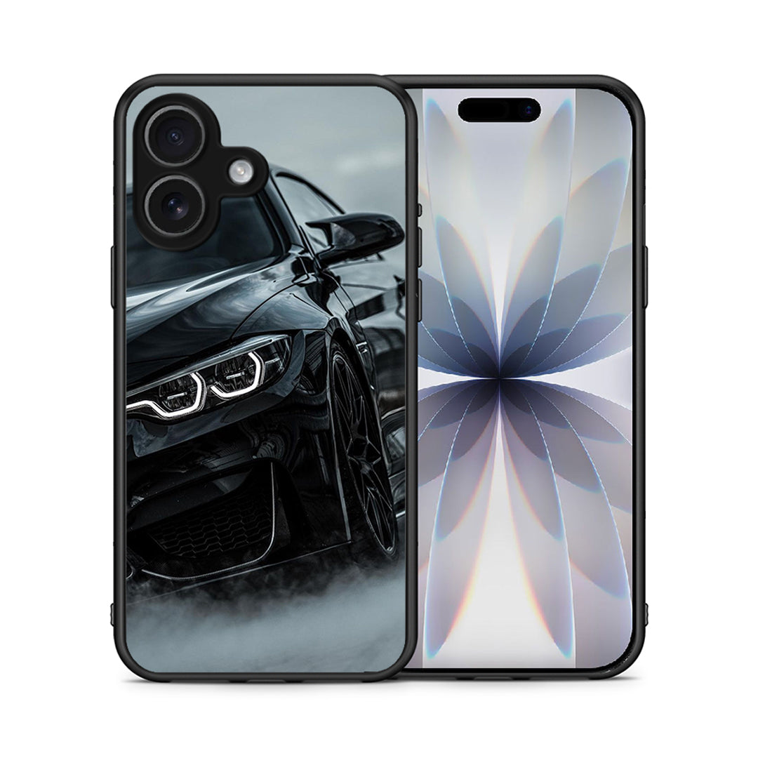 Θήκη iPhone 17 Black BMW από τη Smartfits με σχέδιο στο πίσω μέρος και μαύρο περίβλημα | iPhone 17 Black BMW case with colorful back and black bezels
