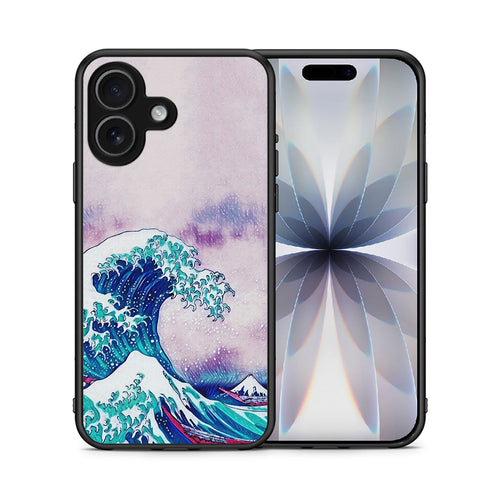 Θήκη iPhone 17 Blue Waves από τη Smartfits με σχέδιο στο πίσω μέρος και μαύρο περίβλημα | iPhone 17 Blue Waves case with colorful back and black bezels