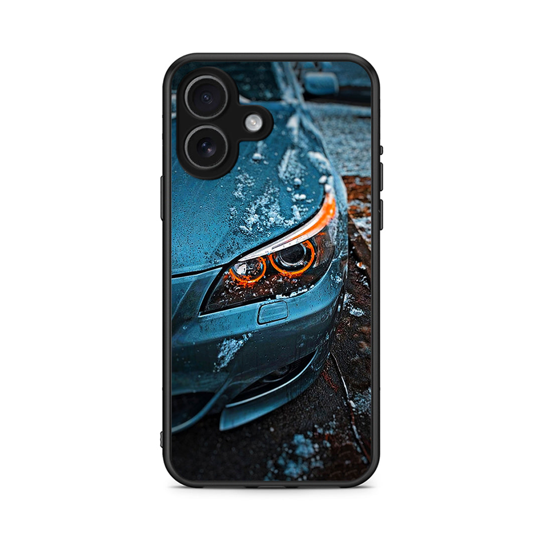 iPhone 17 Bmw E60 Θήκη από τη Smartfits με σχέδιο στο πίσω μέρος και μαύρο περίβλημα | Smartphone case with colorful back and black bezels by Smartfits