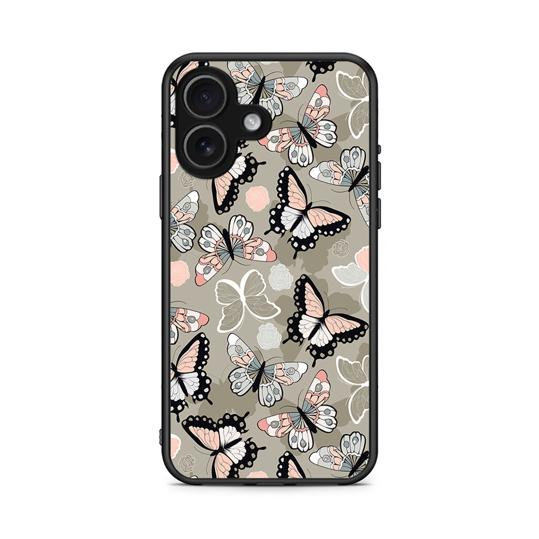 135 - iPhone 17 Butterflies Boho case, cover, bumper