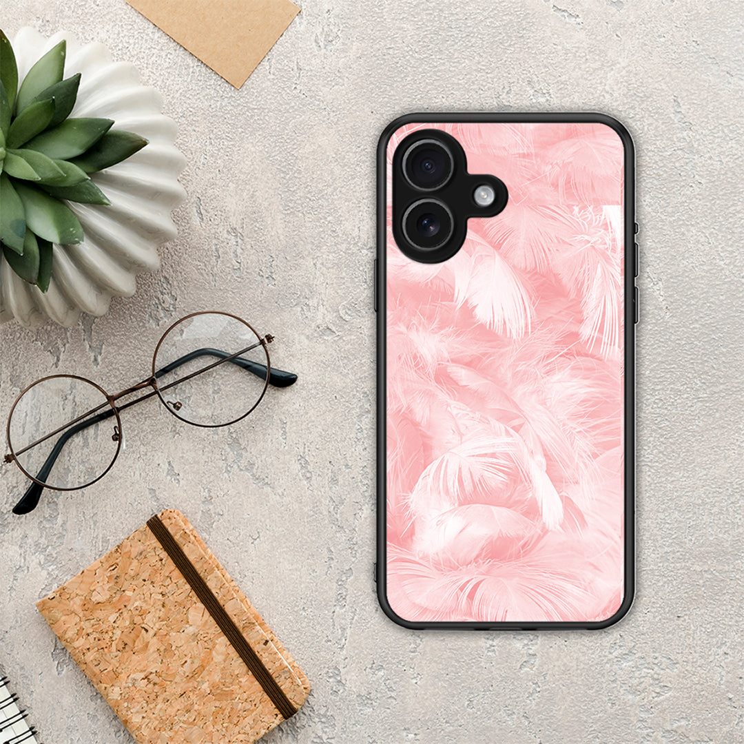 Boho Pink Feather - iPhone 17 θήκη