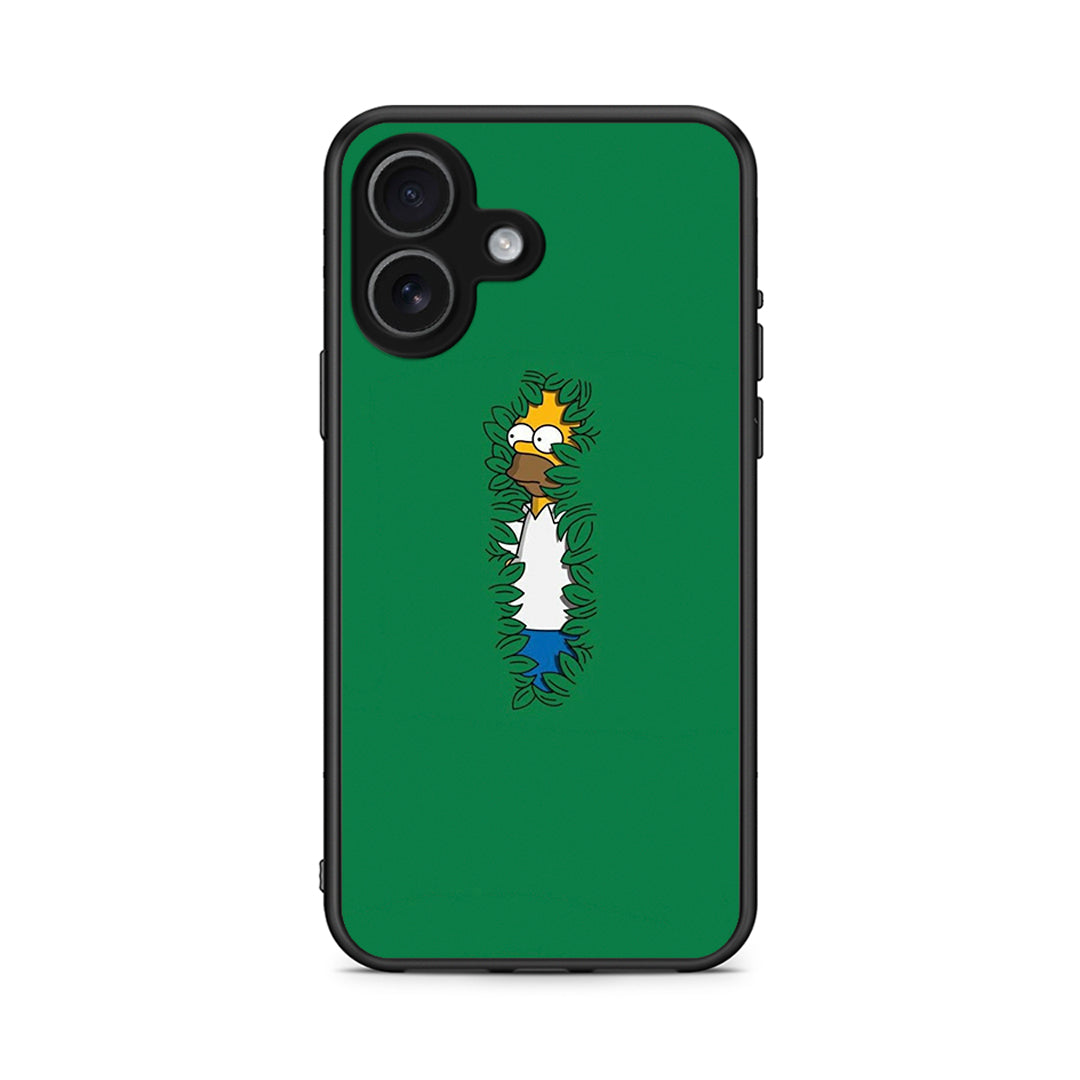 iPhone 17 Bush Man Θήκη Αγίου Βαλεντίνου από τη Smartfits με σχέδιο στο πίσω μέρος και μαύρο περίβλημα | Smartphone case with colorful back and black bezels by Smartfits