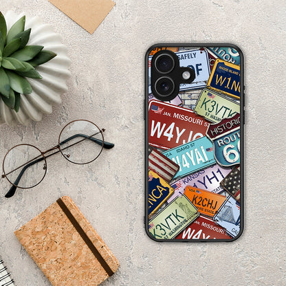 Car Plates - iPhone 17 θήκη