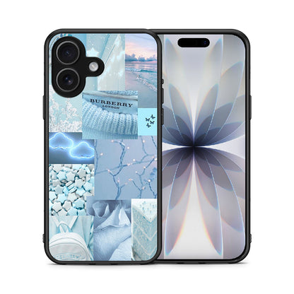 Θήκη iPhone 17 Ciel Aesthetic Collage από τη Smartfits με σχέδιο στο πίσω μέρος και μαύρο περίβλημα | iPhone 17 Ciel Aesthetic Collage case with colorful back and black bezels