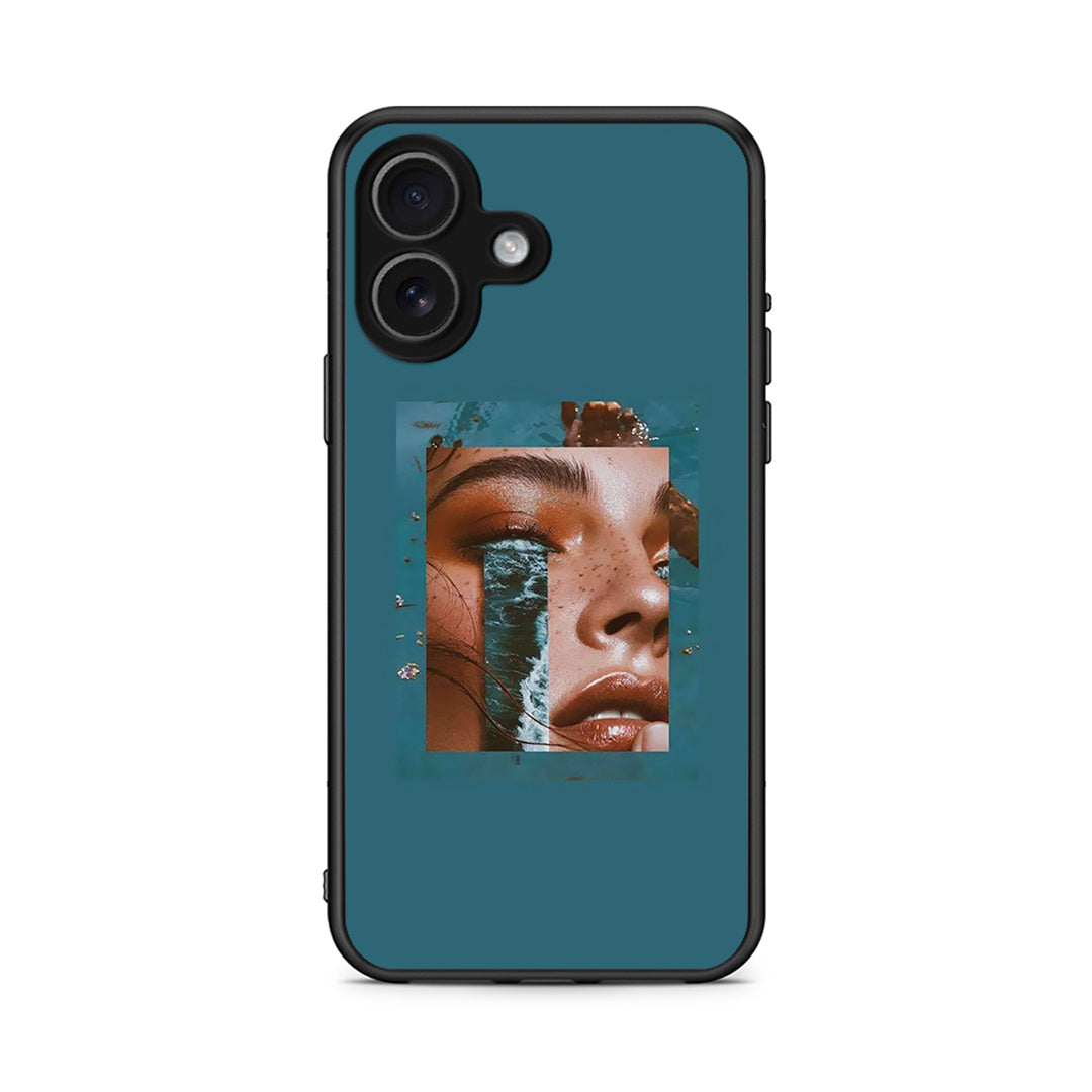 iPhone 17 Cry An Ocean θήκη από τη Smartfits με σχέδιο στο πίσω μέρος και μαύρο περίβλημα | Smartphone case with colorful back and black bezels by Smartfits