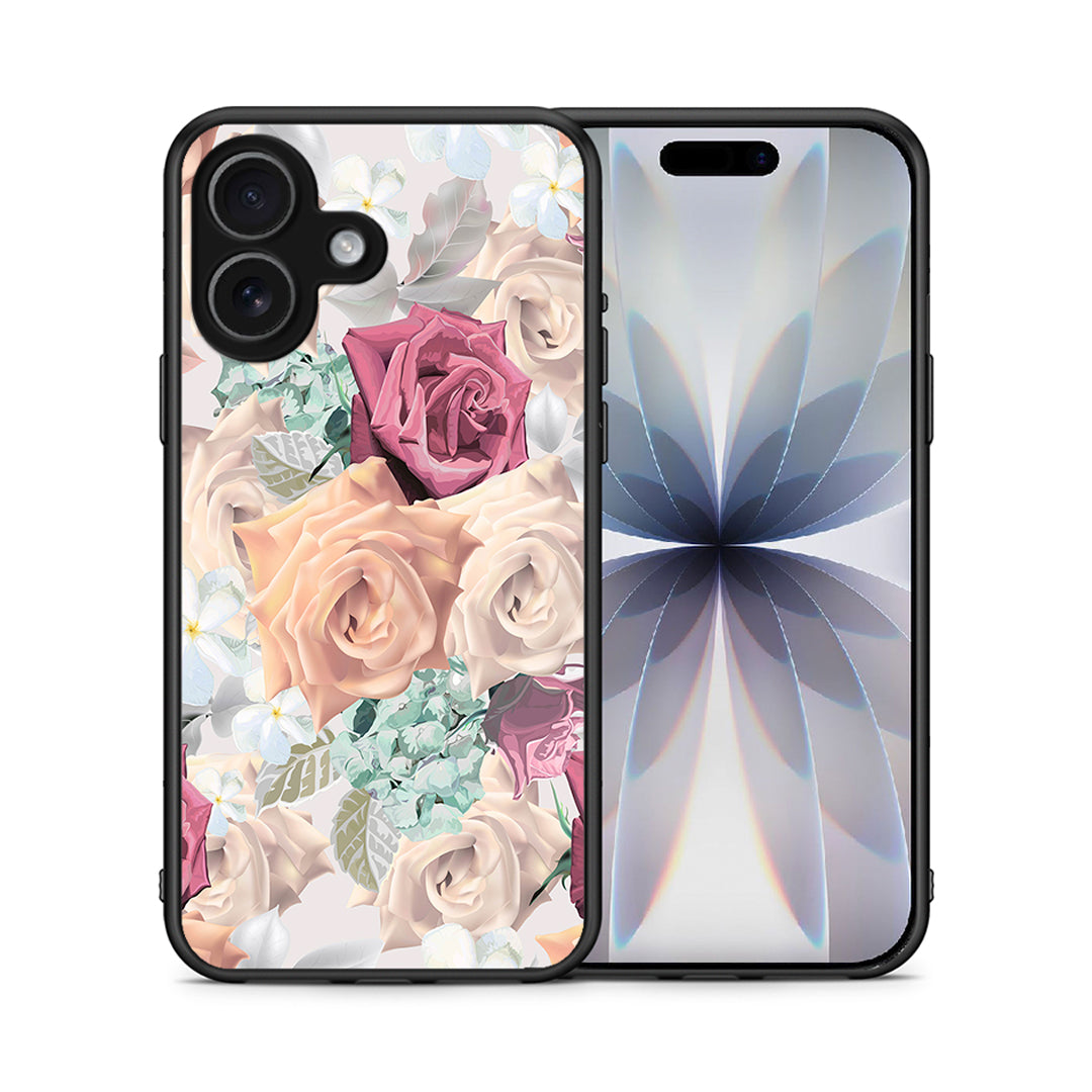 Θήκη iPhone 17 Bouquet Floral από τη Smartfits με σχέδιο στο πίσω μέρος και μαύρο περίβλημα | iPhone 17 Bouquet Floral case with colorful back and black bezels
