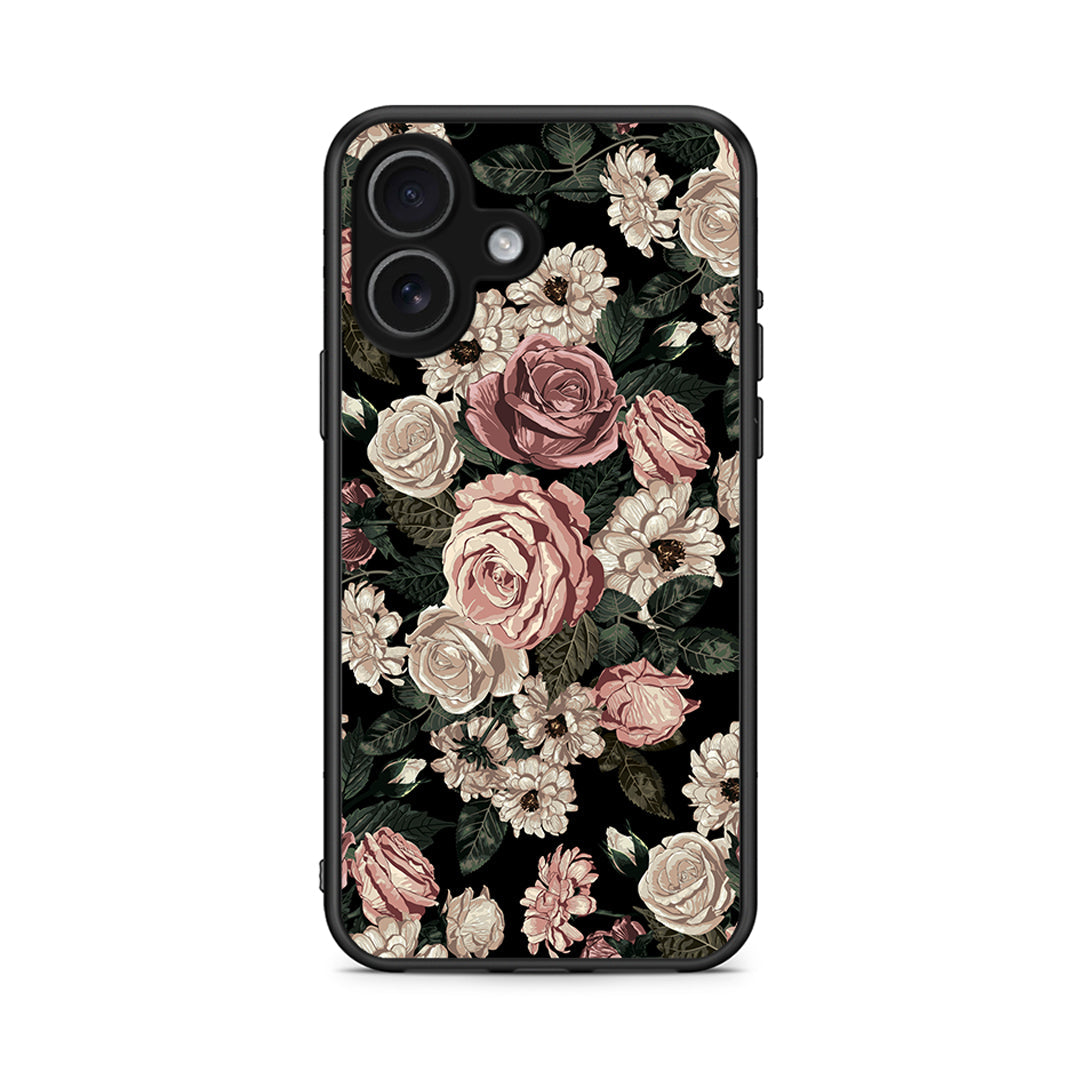4 - iPhone 17 Wild Roses Flower case, cover, bumper