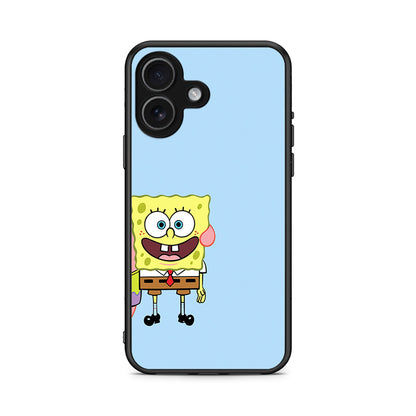 iPhone 17 Friends Bob θήκη από τη Smartfits με σχέδιο στο πίσω μέρος και μαύρο περίβλημα | Smartphone case with colorful back and black bezels by Smartfits