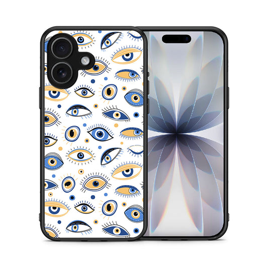 Θήκη iPhone 17 Ftou Ftou από τη Smartfits με σχέδιο στο πίσω μέρος και μαύρο περίβλημα | iPhone 17 Ftou Ftou case with colorful back and black bezels