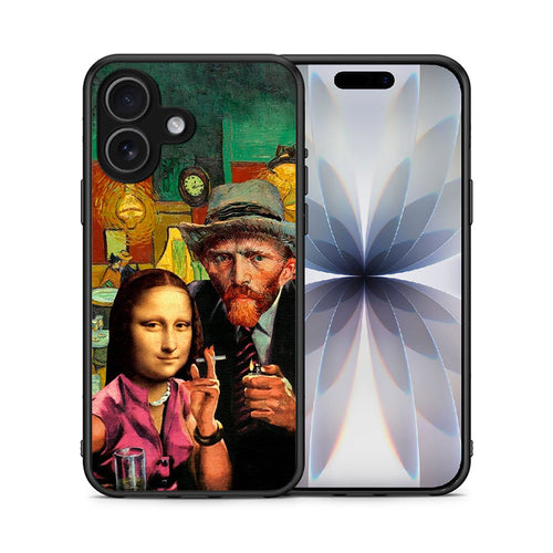 Θήκη iPhone 17 Funny Art από τη Smartfits με σχέδιο στο πίσω μέρος και μαύρο περίβλημα | iPhone 17 Funny Art case with colorful back and black bezels