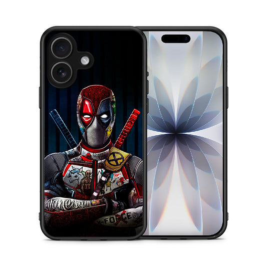 Θήκη iPhone 17 Funny Guy από τη Smartfits με σχέδιο στο πίσω μέρος και μαύρο περίβλημα | iPhone 17 Funny Guy case with colorful back and black bezels