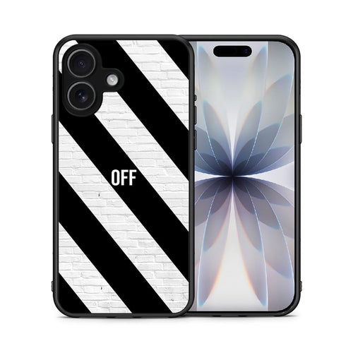 Θήκη iPhone 17 Get Off από τη Smartfits με σχέδιο στο πίσω μέρος και μαύρο περίβλημα | iPhone 17 Get Off case with colorful back and black bezels