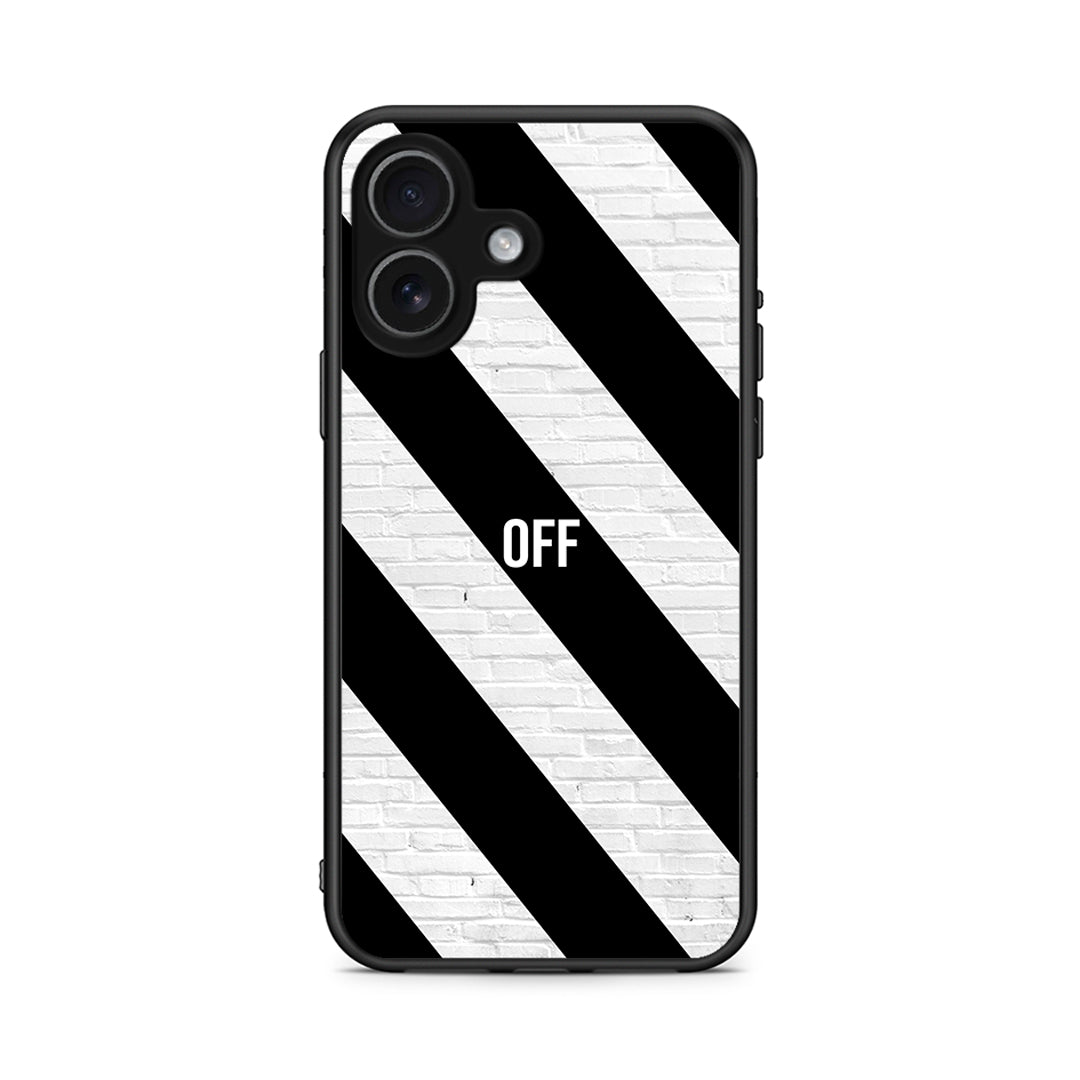 iPhone 17 Get Off θήκη από τη Smartfits με σχέδιο στο πίσω μέρος και μαύρο περίβλημα | Smartphone case with colorful back and black bezels by Smartfits