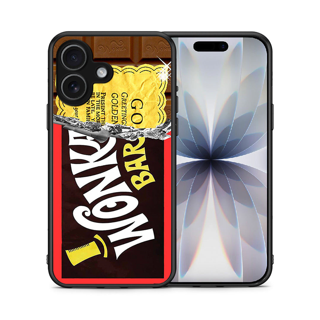 Θήκη iPhone 17 Golden Ticket από τη Smartfits με σχέδιο στο πίσω μέρος και μαύρο περίβλημα | iPhone 17 Golden Ticket case with colorful back and black bezels