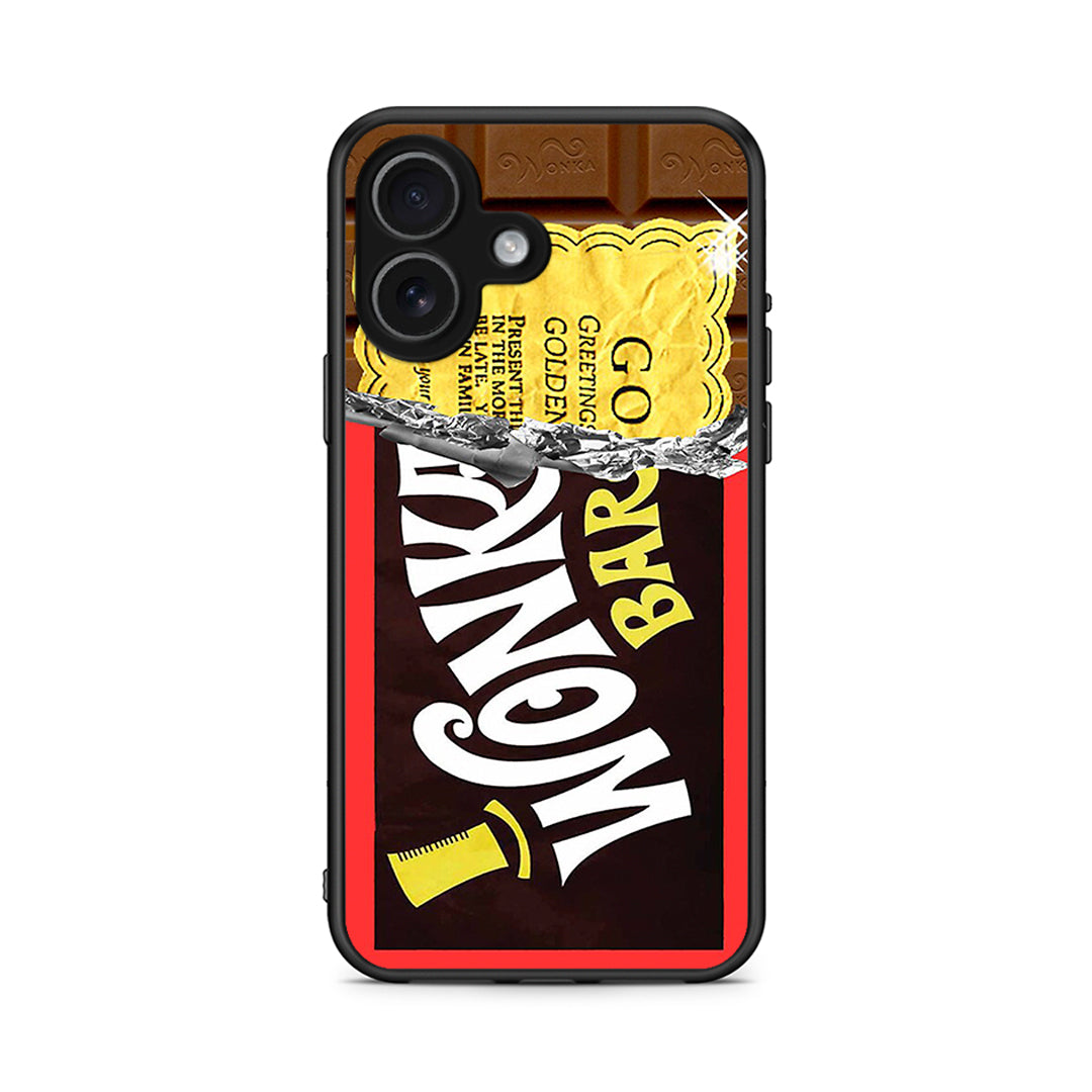 iPhone 17 Golden Ticket θήκη από τη Smartfits με σχέδιο στο πίσω μέρος και μαύρο περίβλημα | Smartphone case with colorful back and black bezels by Smartfits
