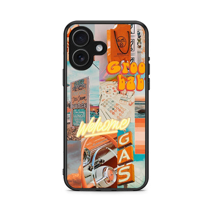 iPhone 17 Groovy Babe Θήκη Αγίου Βαλεντίνου από τη Smartfits με σχέδιο στο πίσω μέρος και μαύρο περίβλημα | Smartphone case with colorful back and black bezels by Smartfits
